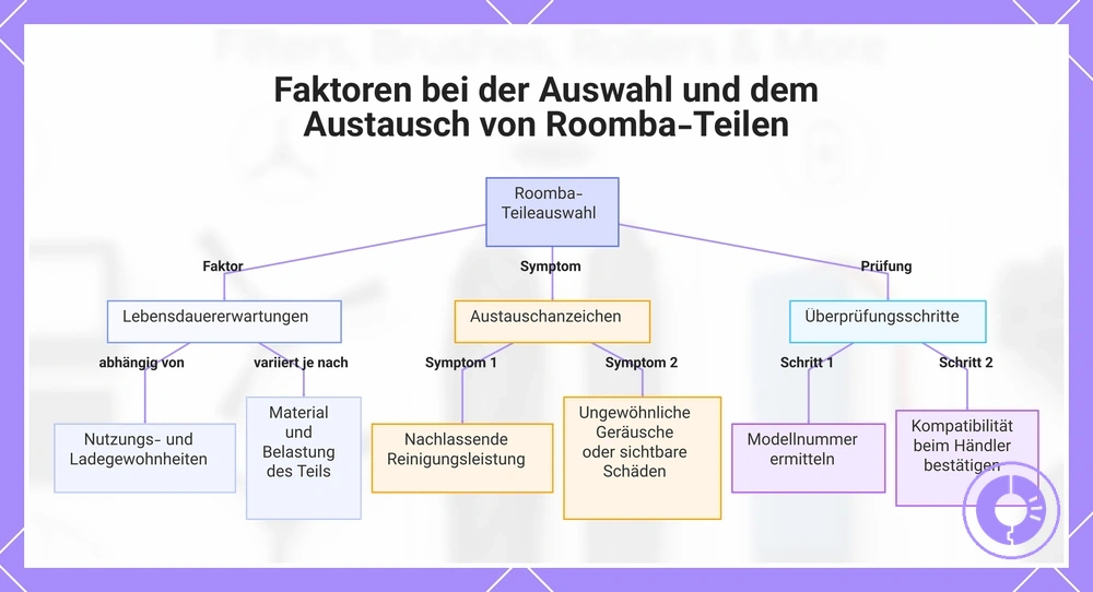 Faktoren bei der Auswahl und dem Austausch von Roomba-Teilen