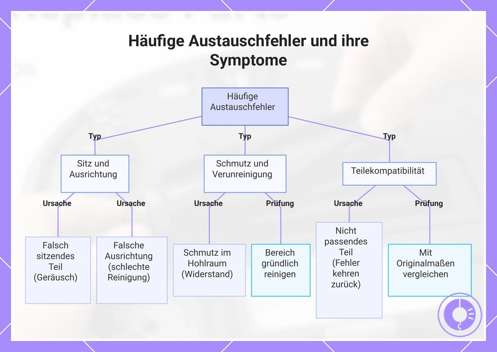 Häufige Austauschfehler und ihre Symptome