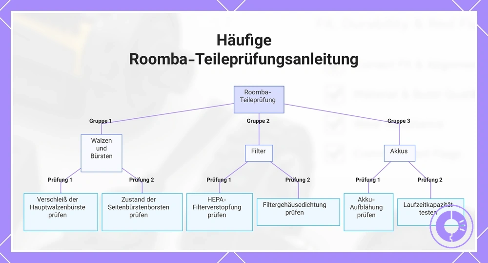 Häufige Roomba-Teileprüfungsanleitung