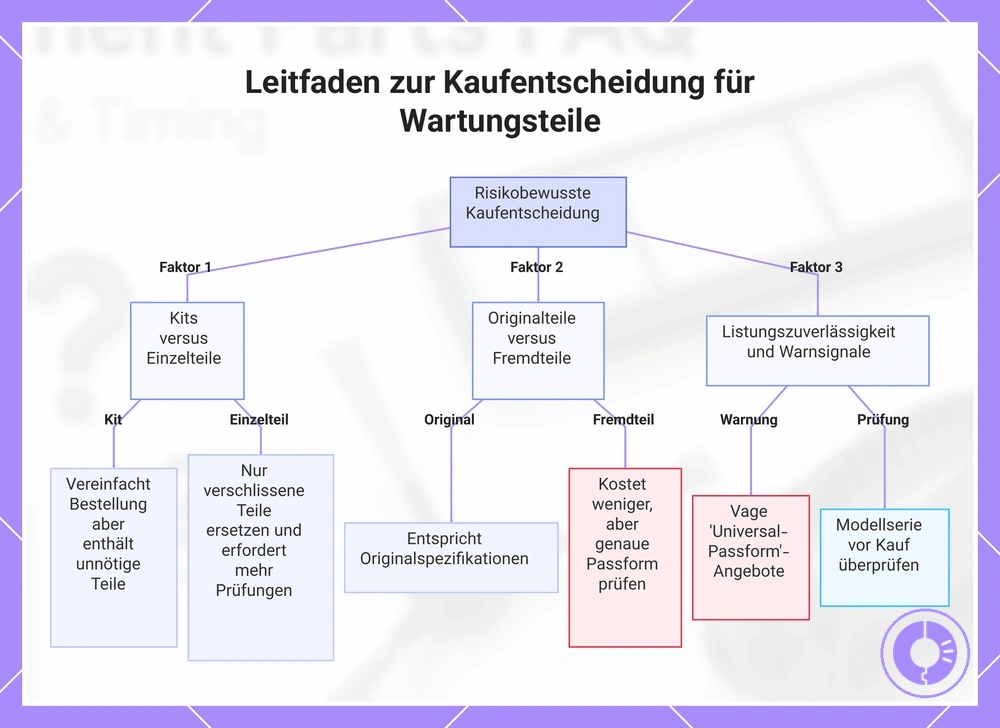 Leitfaden zur Kaufentscheidung für Wartungsteile