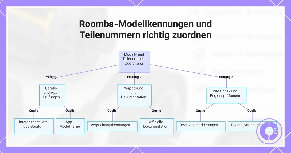 Roomba-Modellkennungen und Teilenummern richtig zuordnen