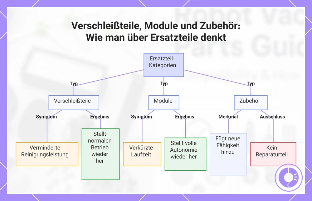 Verschleißteile, Module und Zubehör: Wie man über Ersatzteile denkt