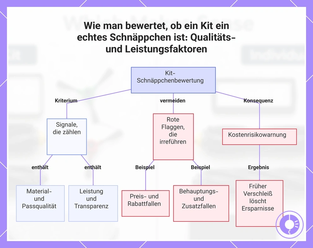 Wie man bewertet, ob ein Kit ein echtes Schnäppchen ist: Qualitäts- und Leistungsfaktoren