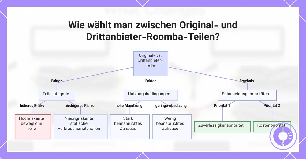 Wie wählt man zwischen Original- und Drittanbieter-Roomba-Teilen?