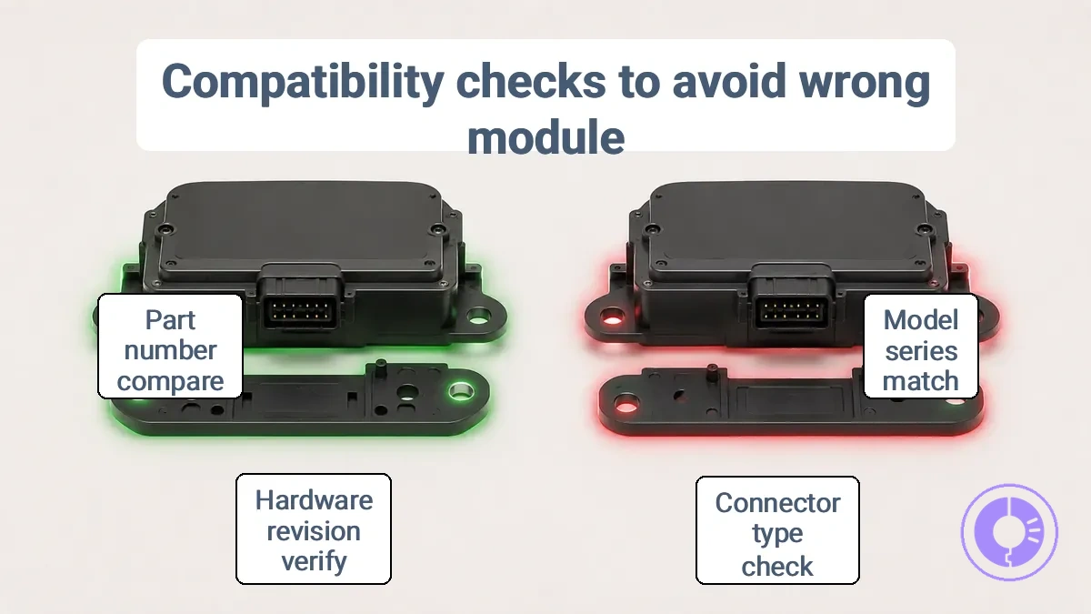 Roomba module compatibility checklist