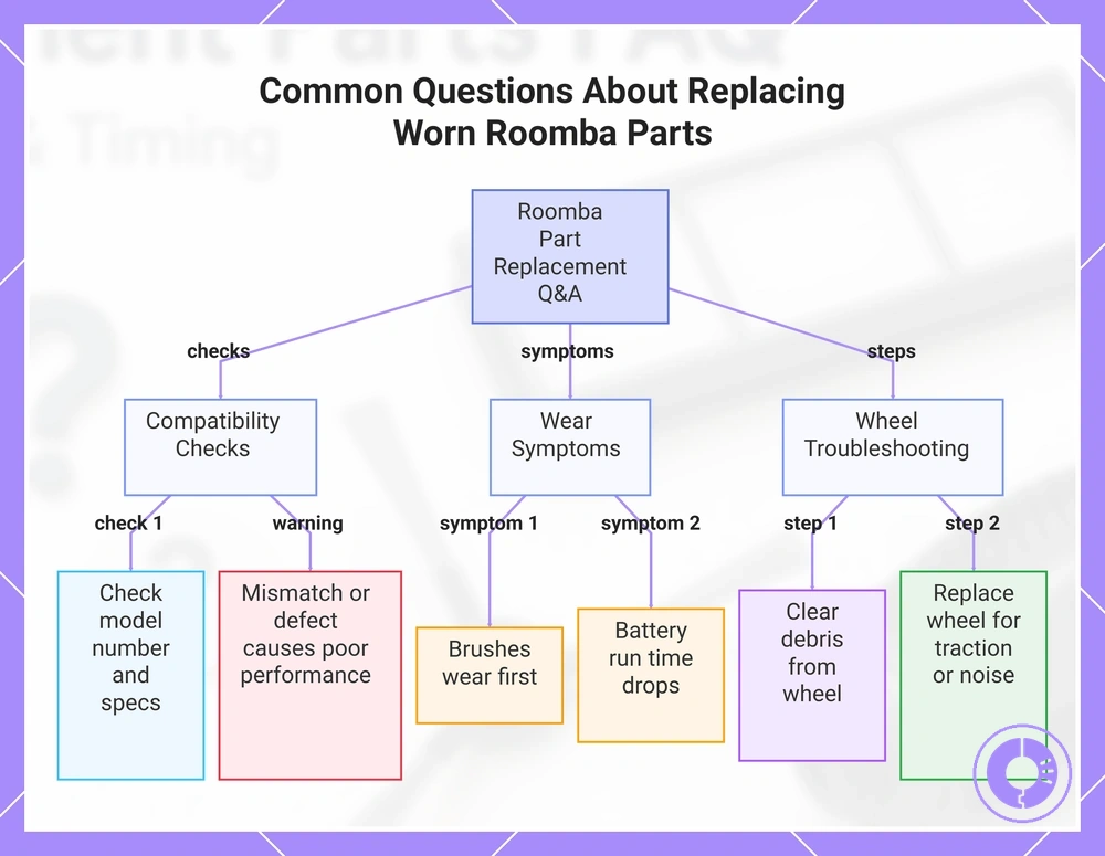 Common Questions About Replacing Worn Roomba Parts