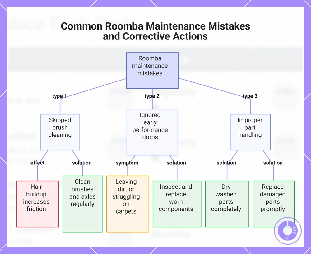 Common Roomba Maintenance Mistakes and Corrective Actions