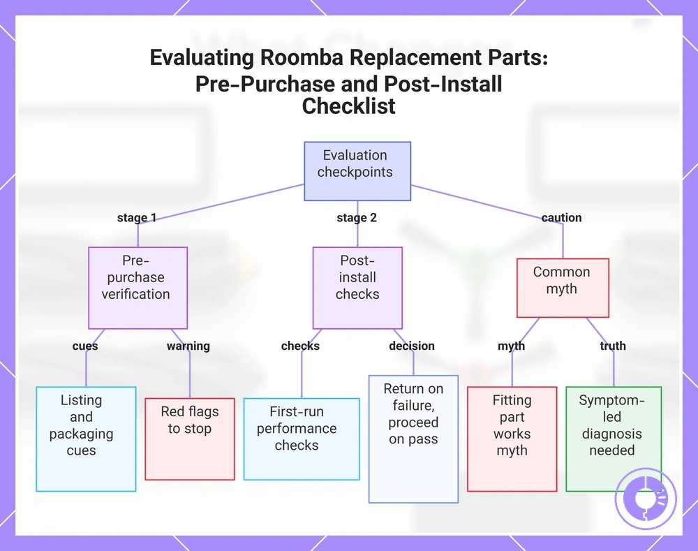 Evaluating Roomba Replacement Parts: Pre-Purchase and Post-Install Checklist