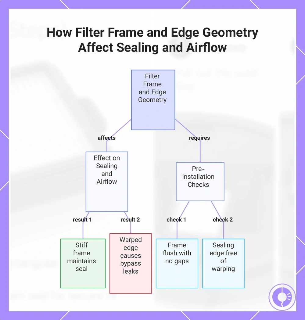 How Filter Frame and Edge Geometry Affect Sealing and Airflow