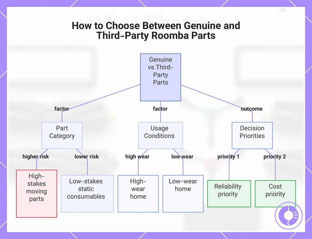 How to Choose Between Genuine and Third-Party Roomba Parts
