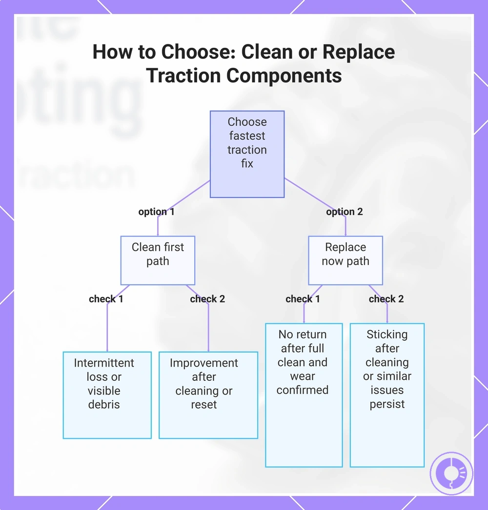 How to Choose: Clean or Replace Traction Components