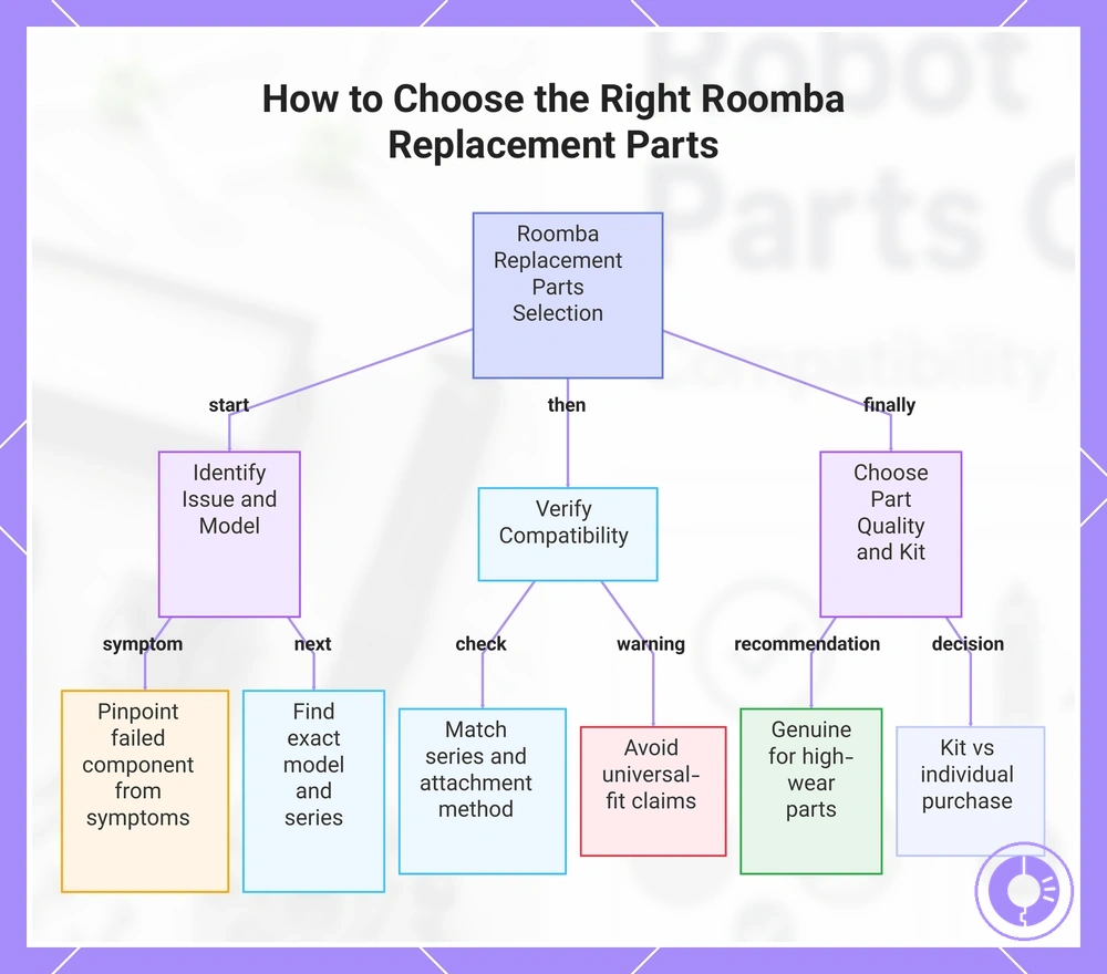 How to Choose the Right Roomba Replacement Parts