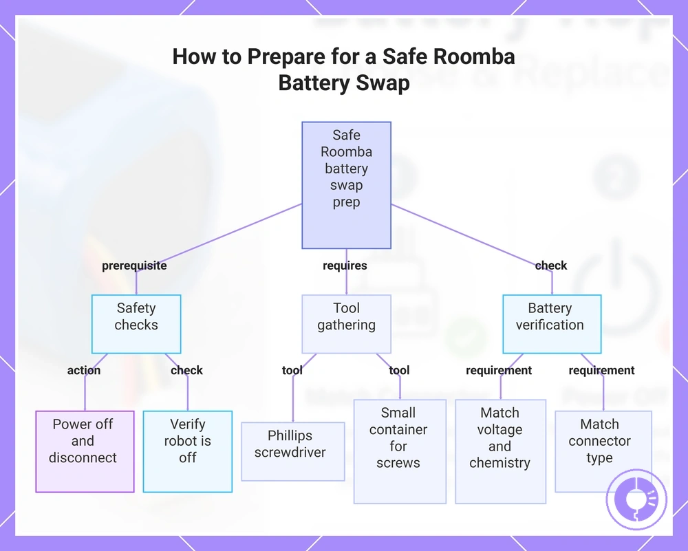 How to Prepare for a Safe Roomba Battery Swap