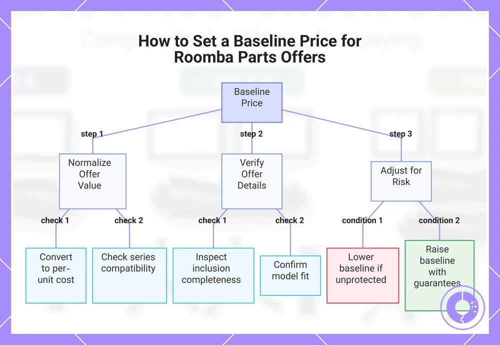 How to Set a Baseline Price for Roomba Parts Offers