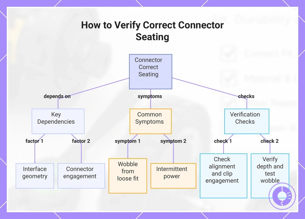 How to Verify Correct Connector Seating