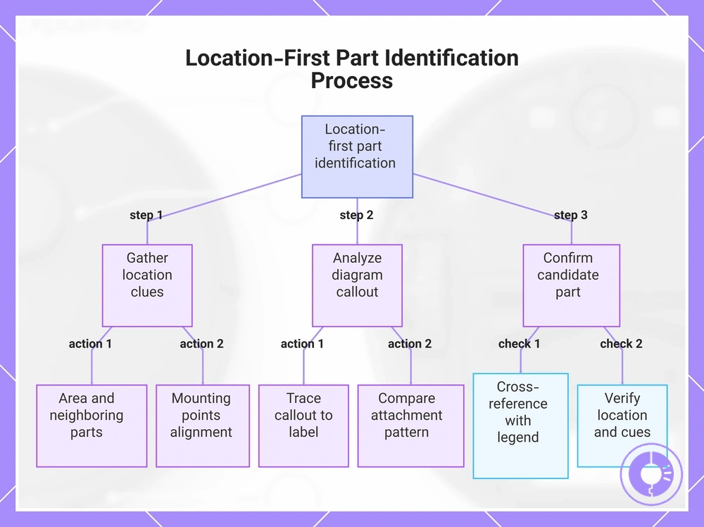 Location-First Part Identification Process