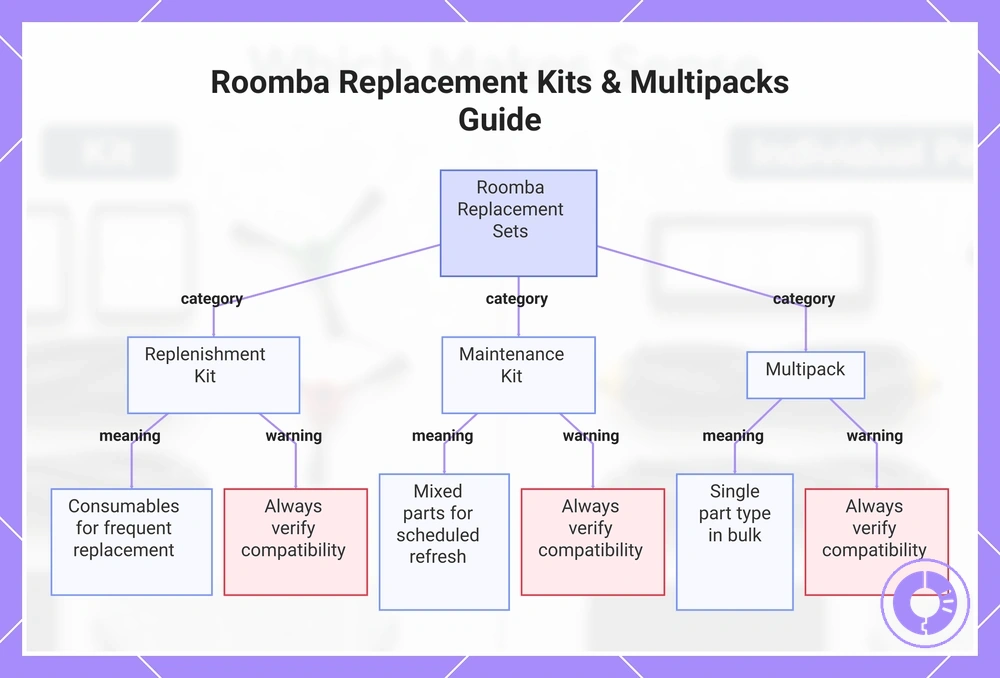 Roomba Replacement Kits & Multipacks Guide