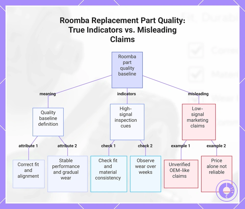 Roomba Replacement Part Quality: True Indicators vs. Misleading Claims