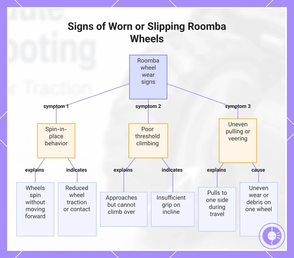Signs of Worn or Slipping Roomba Wheels