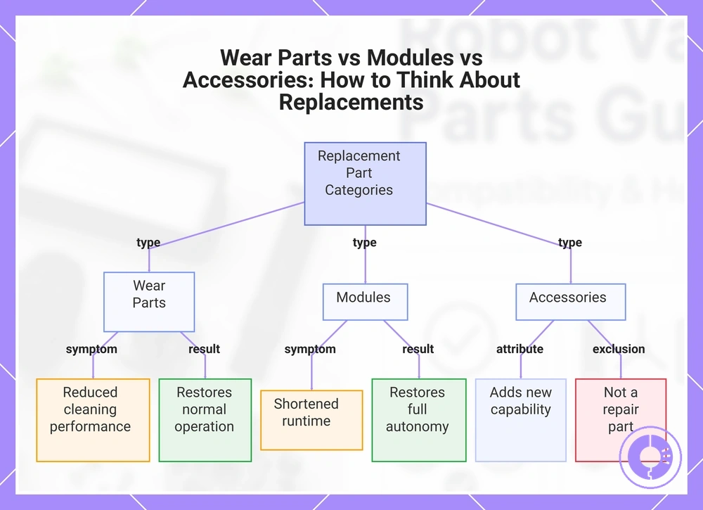 Wear Parts vs Modules vs Accessories: How to Think About Replacements