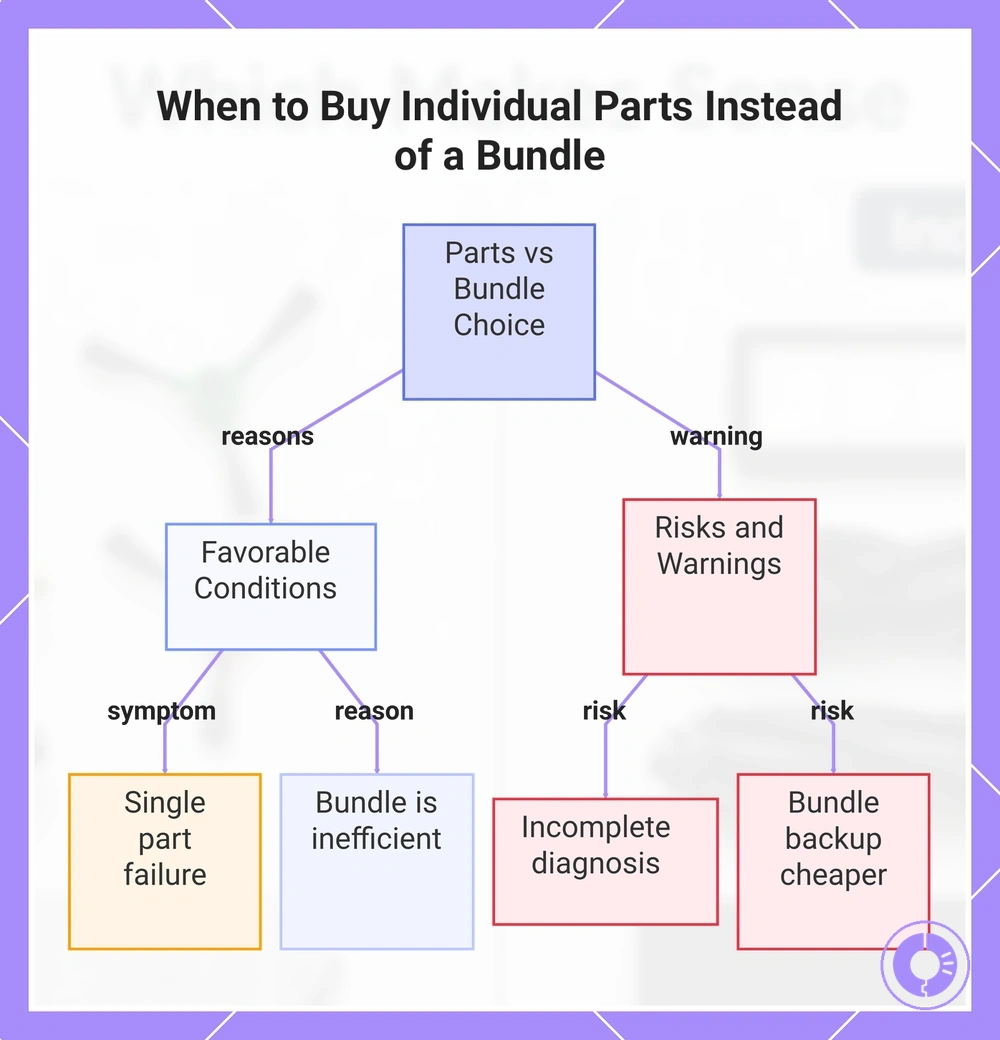 When to Buy Individual Parts Instead of a Bundle