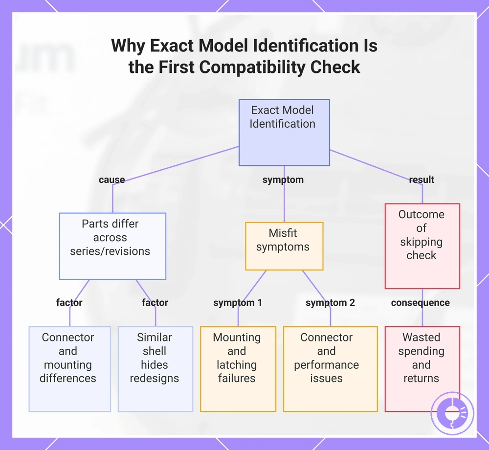 Why Exact Model Identification Is the First Compatibility Check