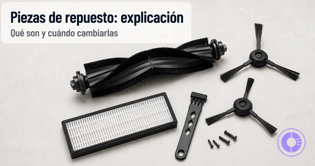 Conjunto básico de piezas de repuesto de Roomba para mantenimiento habitual
