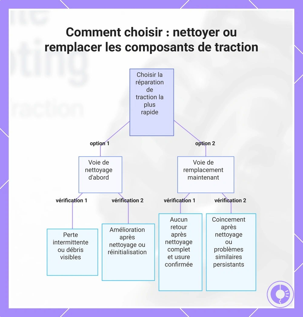 Comment choisir : nettoyer ou remplacer les composants de traction