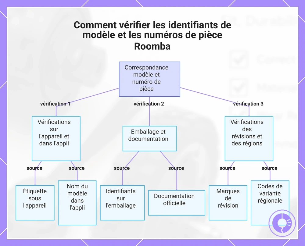 Comment vérifier les identifiants de modèle et les numéros de pièce Roomba