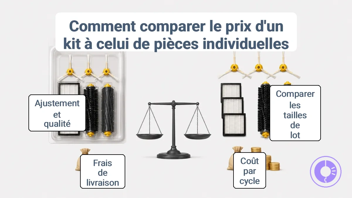 Comparer prix kit pieces individuelles