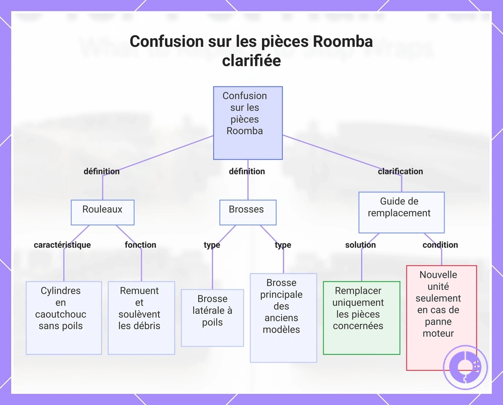 Confusion sur les pièces Roomba clarifiée