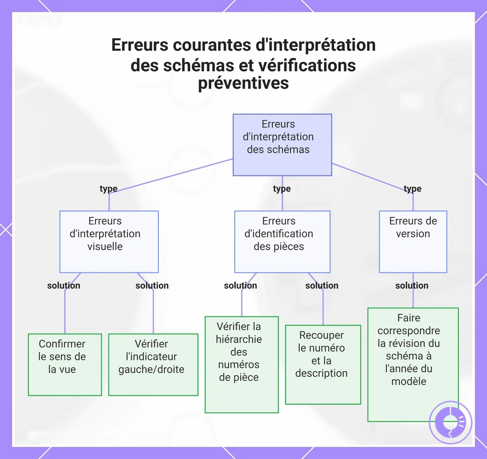 Erreurs courantes d'interprétation des schémas et vérifications préventives