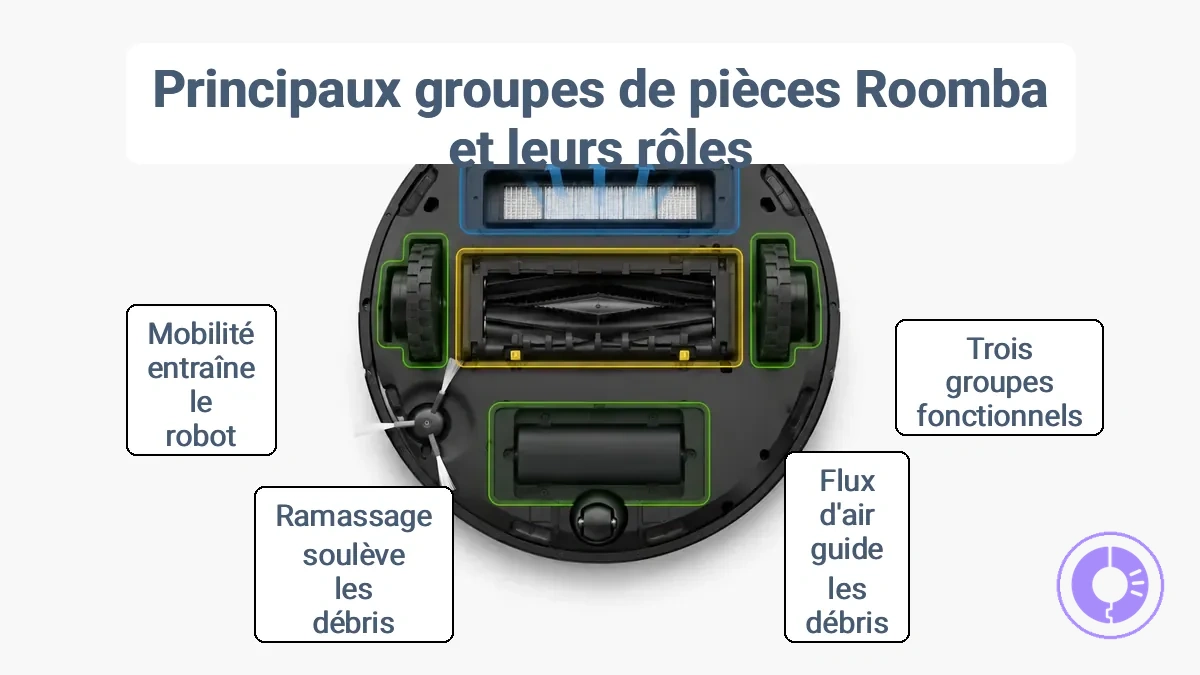 Groupes pieces roomba