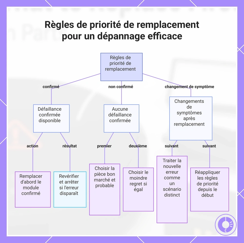 Règles de priorité de remplacement pour un dépannage efficace