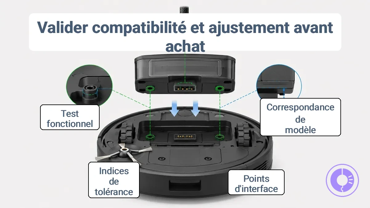 Validation compatibilite ajustement avant achat