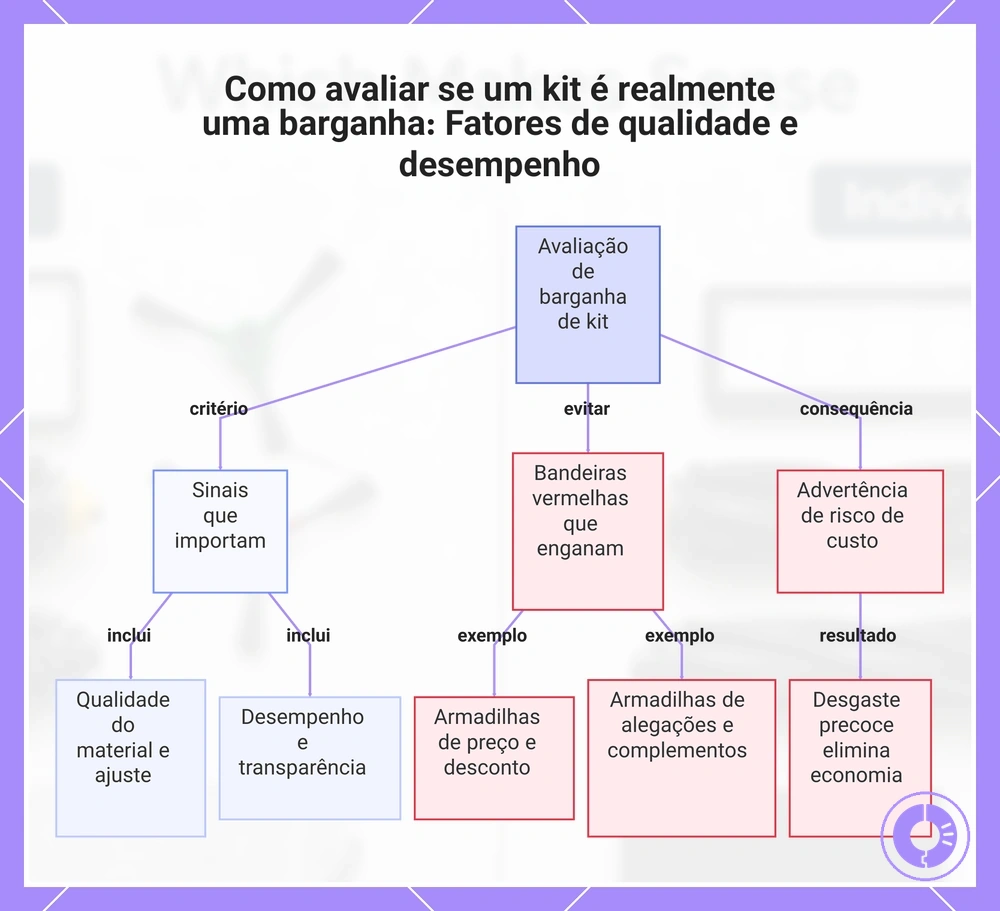 Como avaliar se um kit é realmente uma barganha: Fatores de qualidade e desempenho
