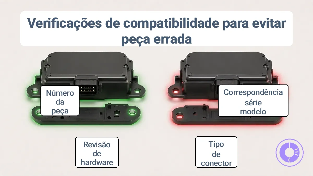 Lista de verificação de compatibilidade de módulos do Roomba.