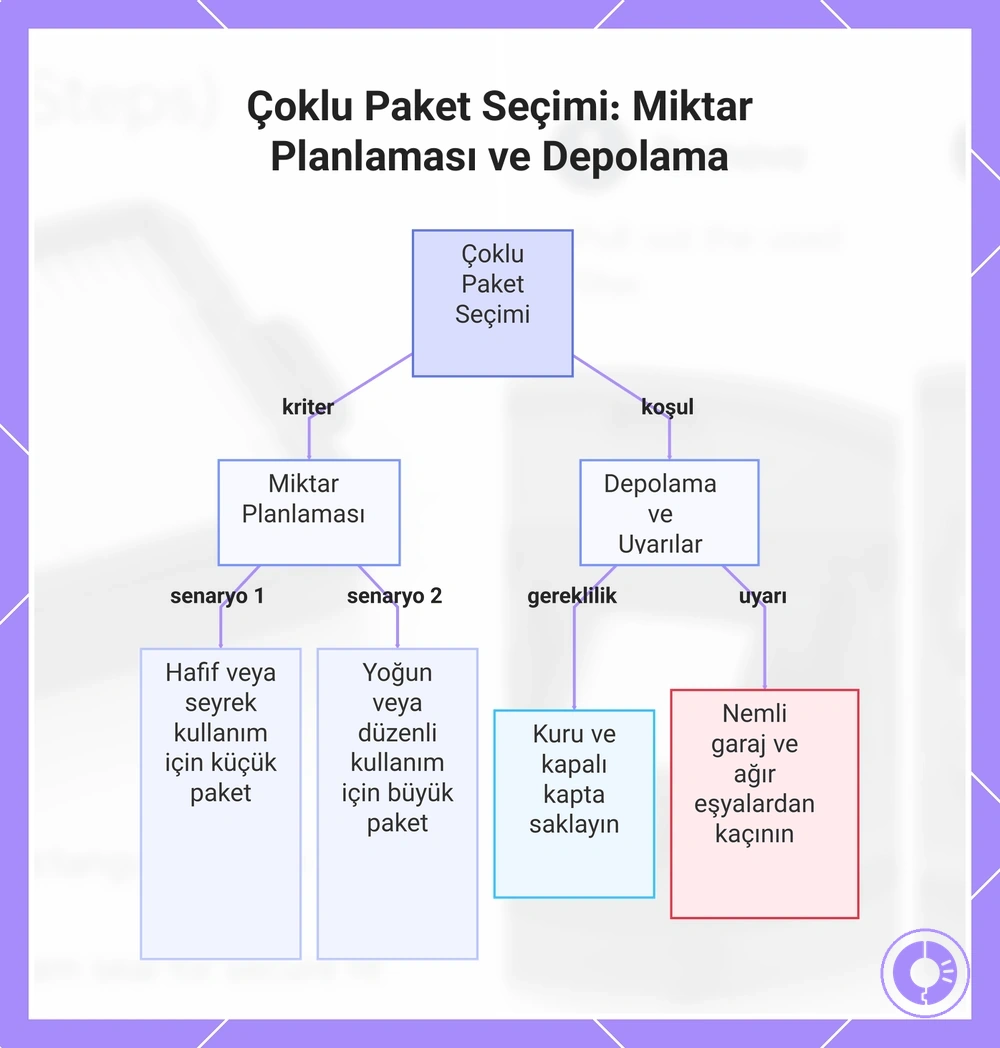 Çoklu Paket Seçimi: Miktar Planlaması ve Depolama