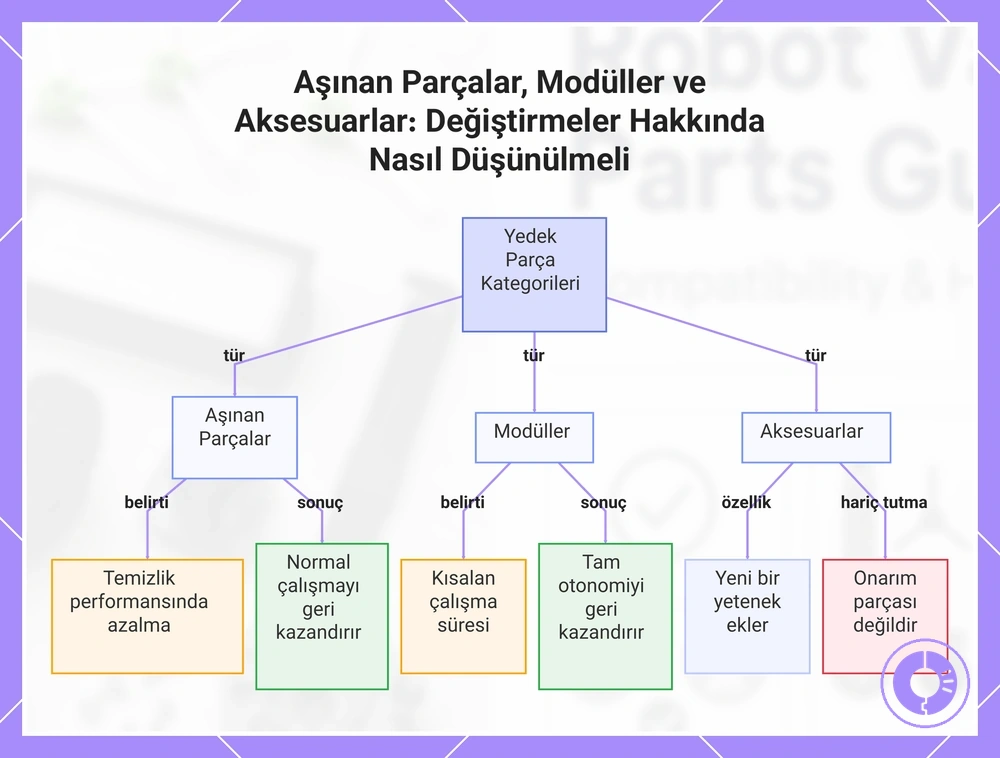 Aşınan Parçalar, Modüller ve Aksesuarlar: Değiştirmeler Hakkında Nasıl Düşünülmeli