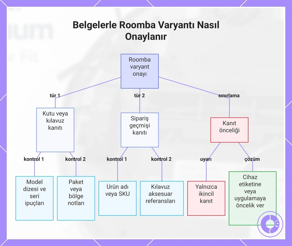 Belgelerle Roomba Varyantı Nasıl Onaylanır