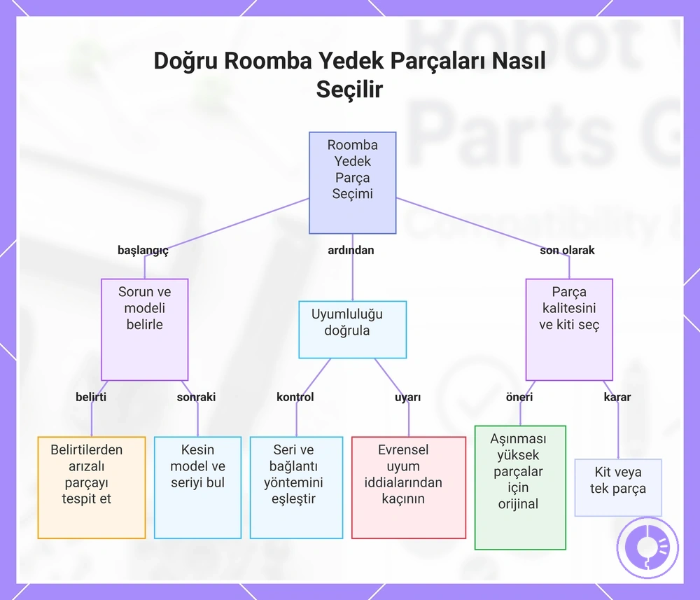 Doğru Roomba Yedek Parçaları Nasıl Seçilir
