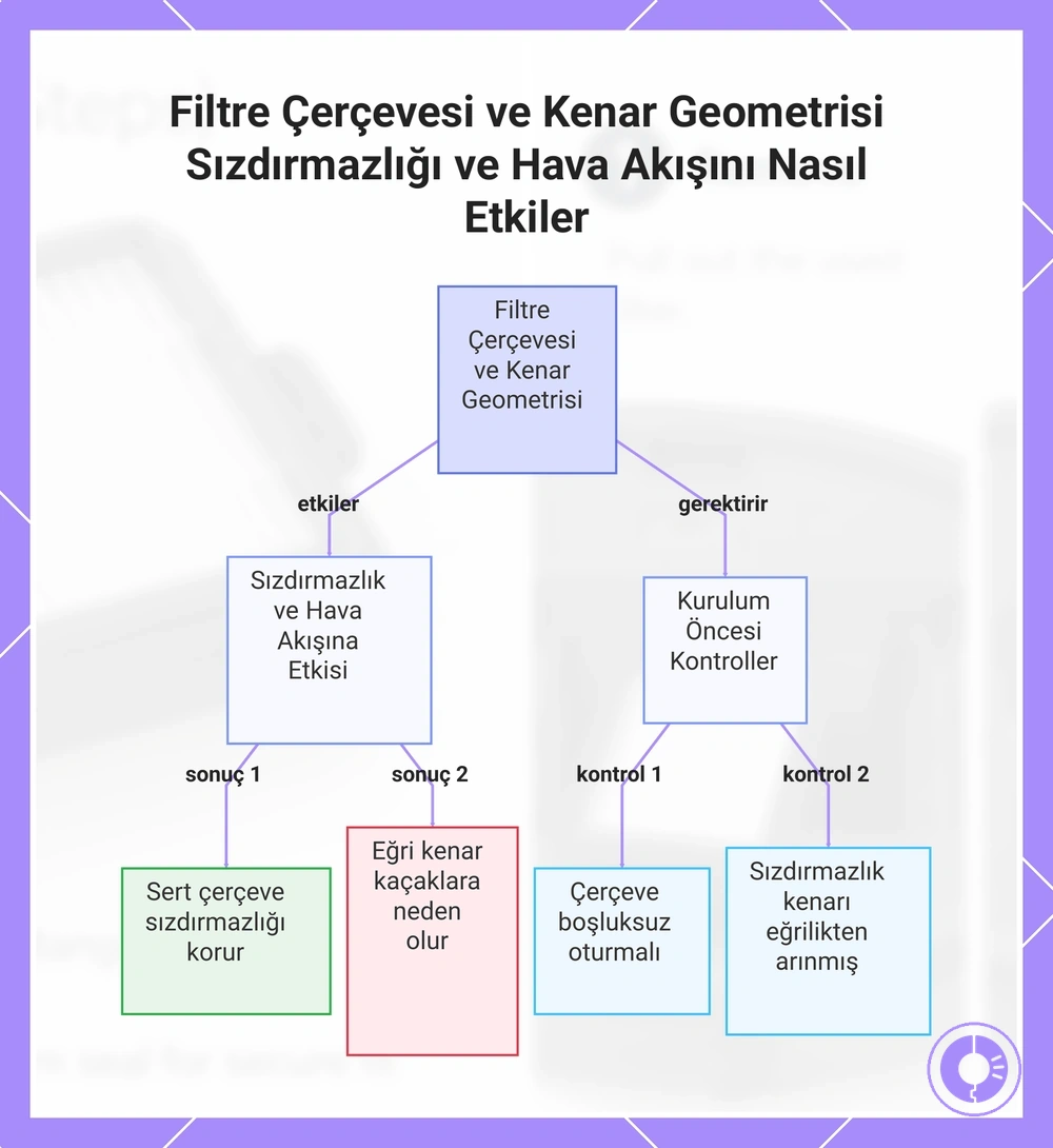 Filtre Çerçevesi ve Kenar Geometrisi Sızdırmazlığı ve Hava Akışını Nasıl Etkiler