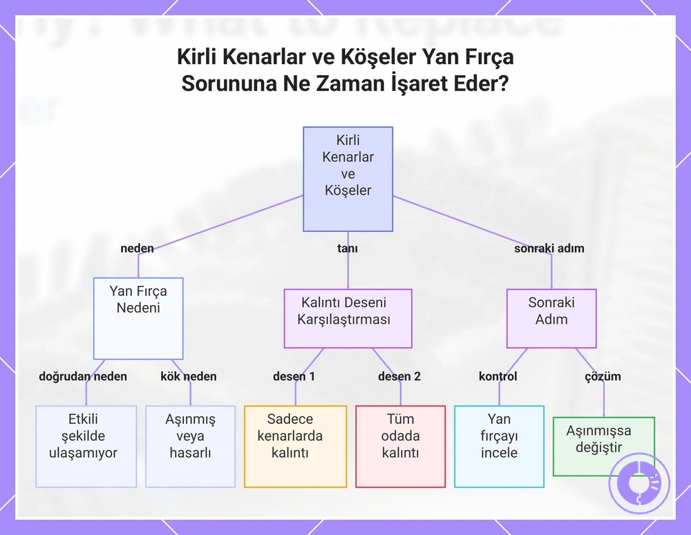 Kirli Kenarlar ve Köşeler Yan Fırça Sorununa Ne Zaman İşaret Eder?