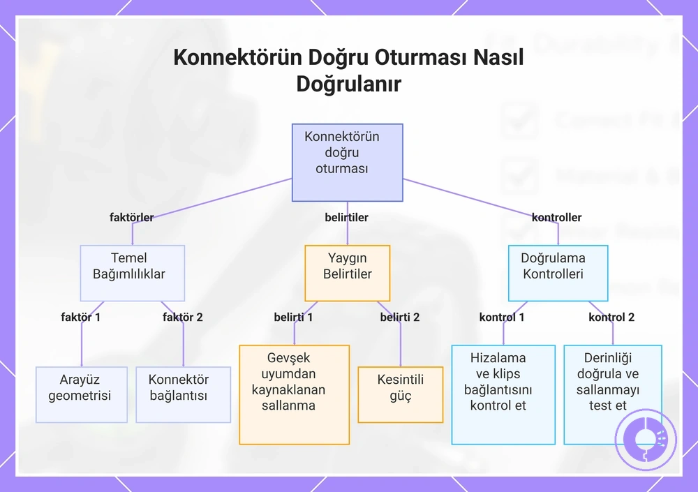 Konnektörün Doğru Oturması Nasıl Doğrulanır