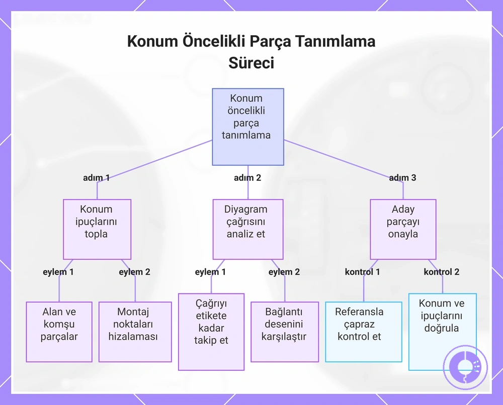 Konum Öncelikli Parça Tanımlama Süreci