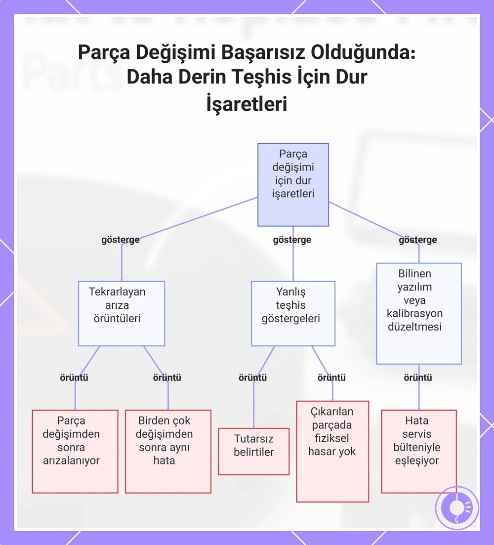Parça Değişimi Başarısız Olduğunda: Daha Derin Teşhis İçin Dur İşaretleri