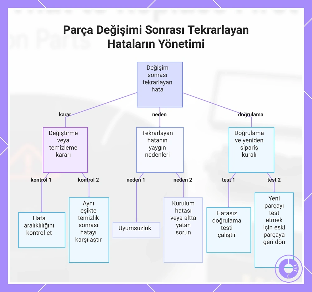 Parça Değişimi Sonrası Tekrarlayan Hataların Yönetimi