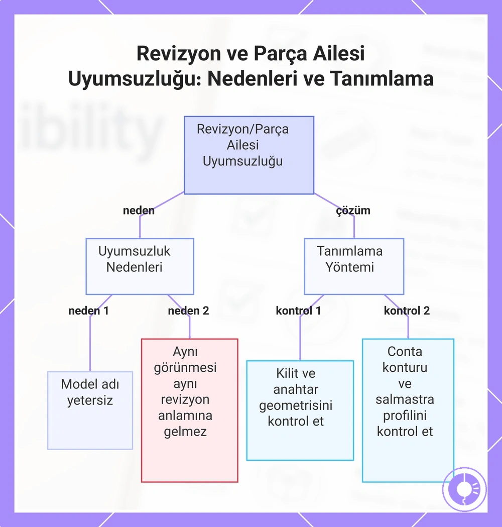 Revizyon ve Parça Ailesi Uyumsuzluğu: Nedenleri ve Tanımlama