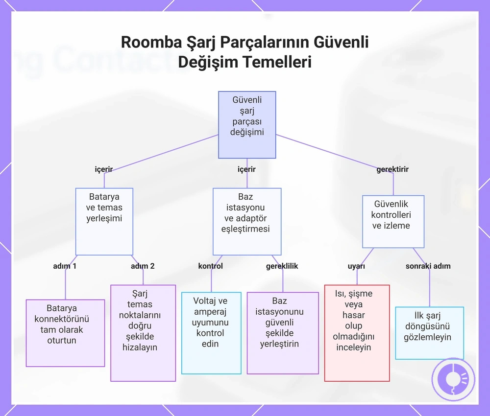 Roomba Şarj Parçalarının Güvenli Değişim Temelleri