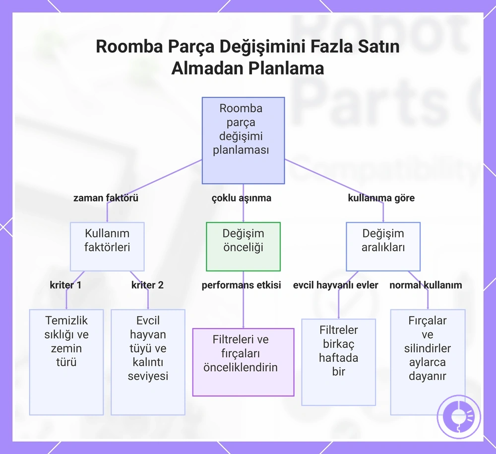 Roomba Parça Değişimini Fazla Satın Almadan Planlama